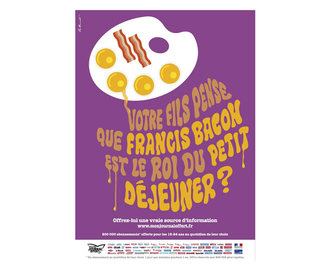 Ne pas confondre Francis Bacon et oeufs au plat